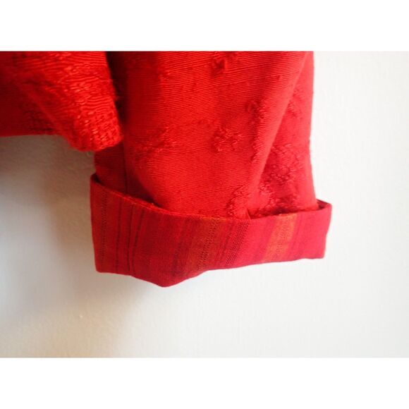 Canvasbacks Patchwork Embroidered Art Jacket Blazer Size 8 Small Red Ornate - Picture 8 of 12